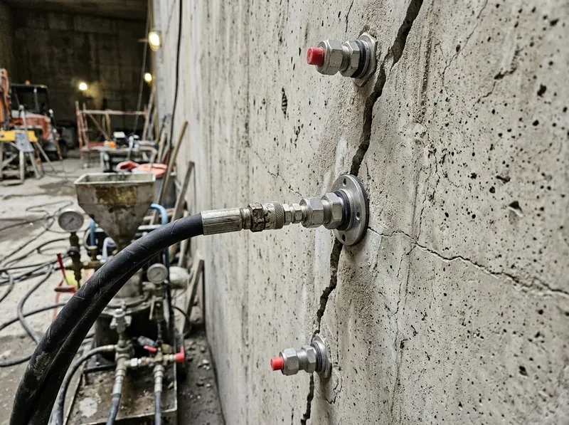 Wall Crack & Structural Fissure Repair & Injection