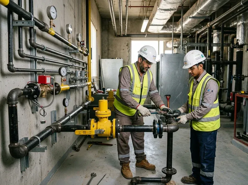 Central Gas Network Extensions & Piping Infrastructure