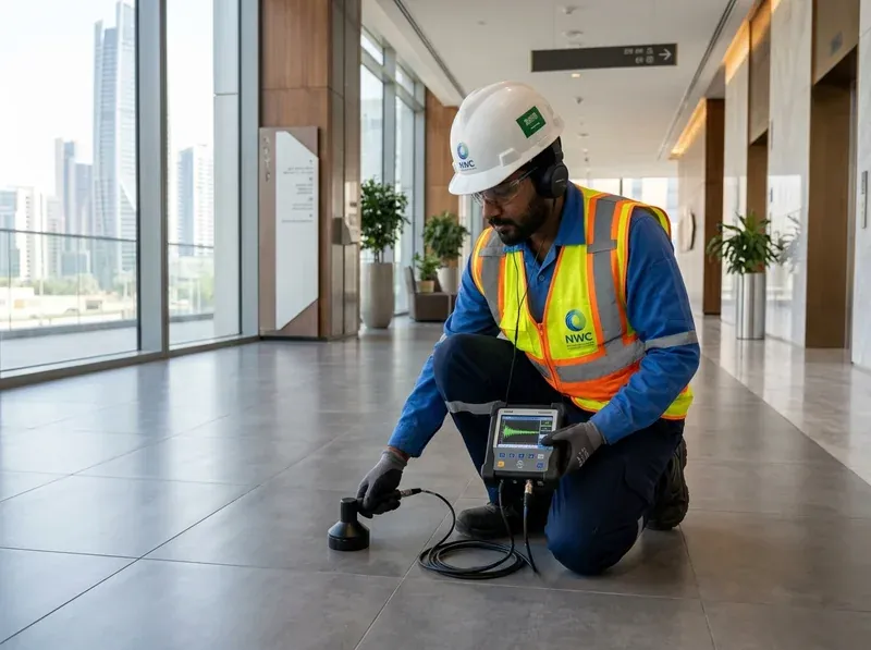 Non-Destructive Electronic Water Leak Detection